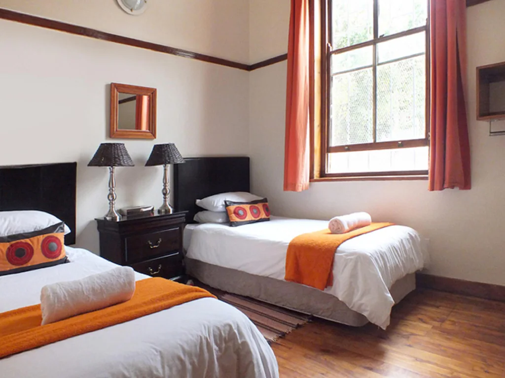 Modern hostel dorm room