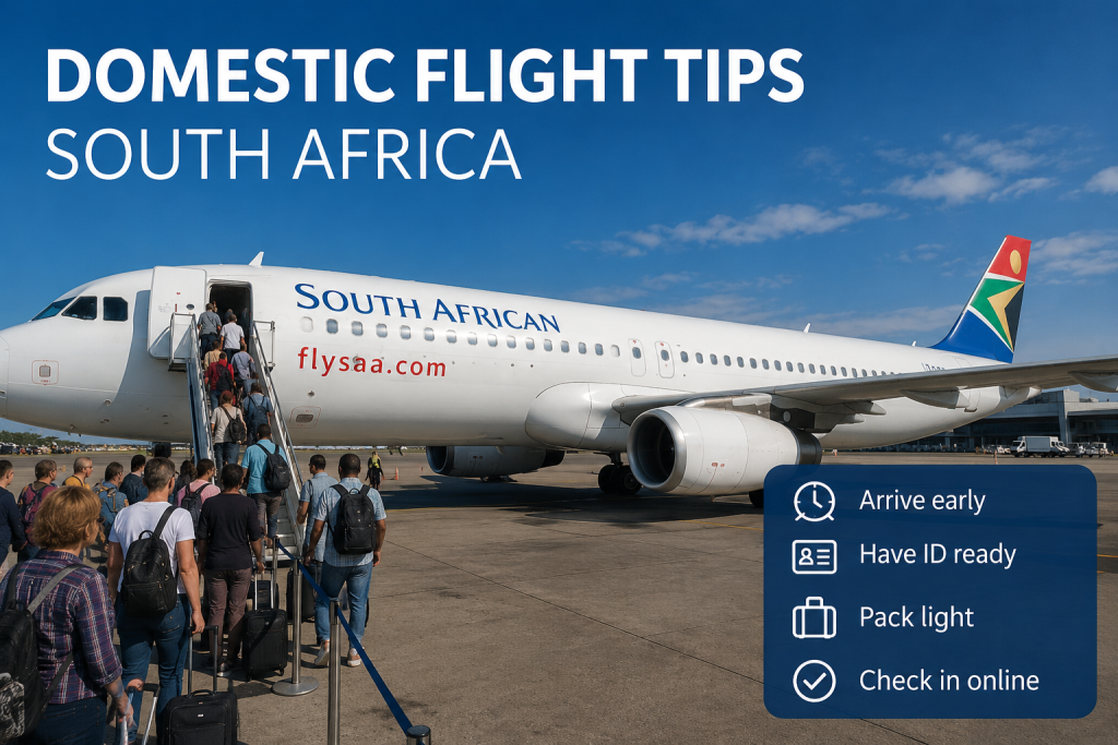 Domestic Flight Tips South Africa