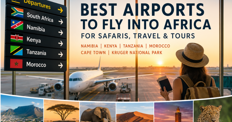 best-airports-to-fly-into-africa-for-safaris